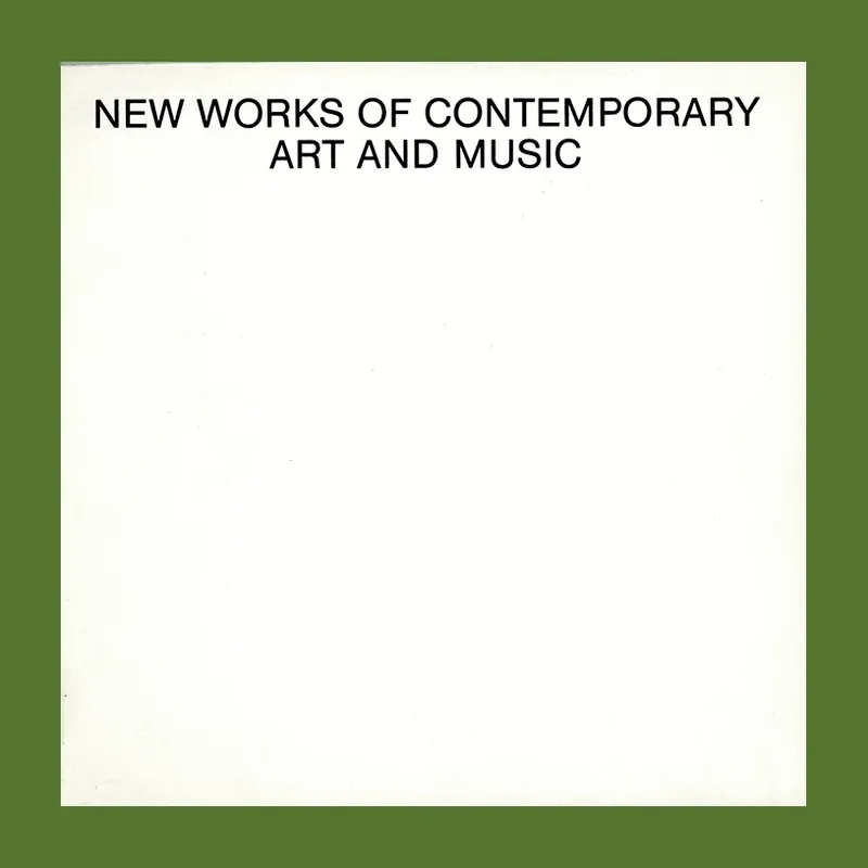 New Works of Contemporary Art and Music (The Fruit Market Gallery, 1981) Must-Have