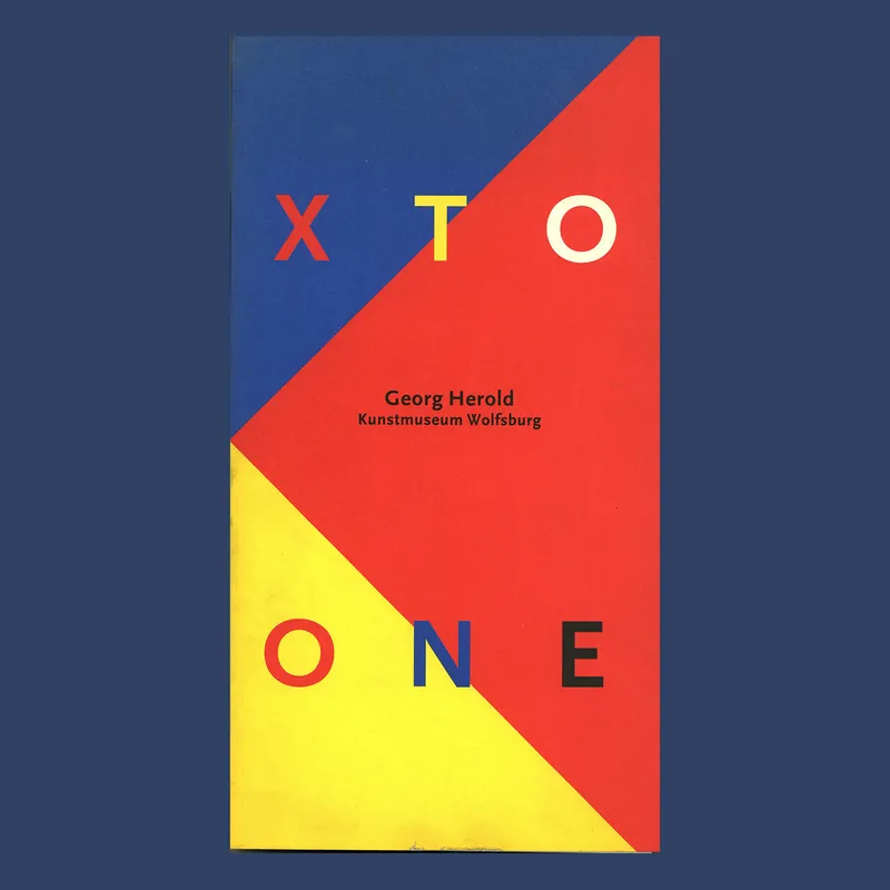 Georg Herold: X TO ONE (Kunstmuseum Wolfsburg, 1995) Flitsaanbieding
