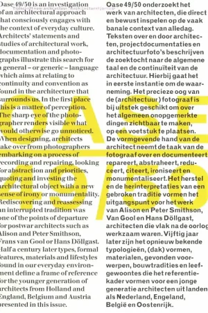 OASE 49 / 50. Conventie Beperkte Voorraad