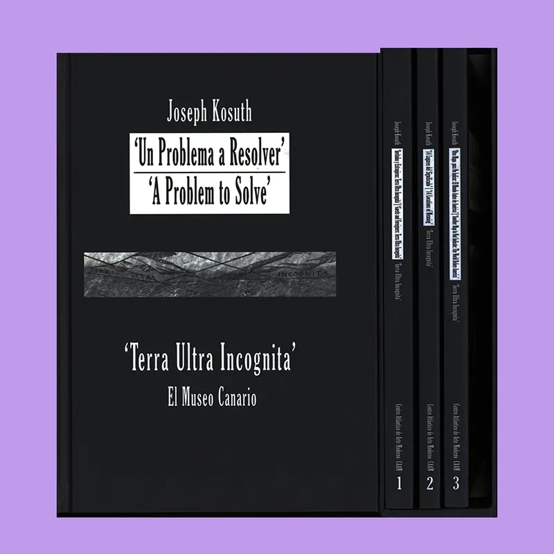 Nieuw Joseph Kosuth: Terra Ultra Incognita (4 volumes)