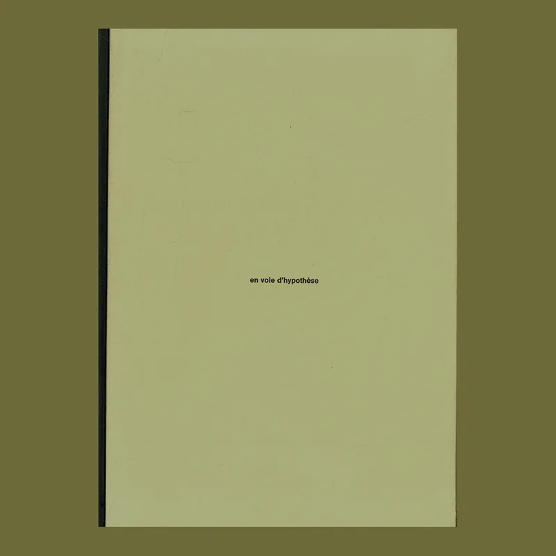Michele Parisi: En voie d'hypothèse (signed and numbered 39/100) Beperkte Voorraad