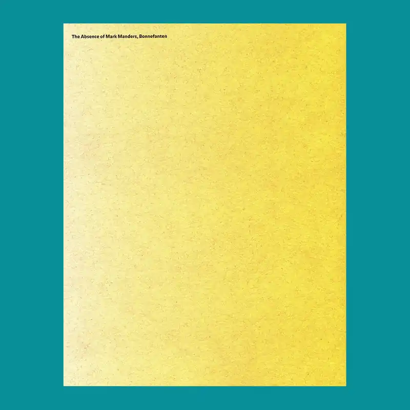 Dagaanbieding The Absence of Mark Manders, Bonnefanten