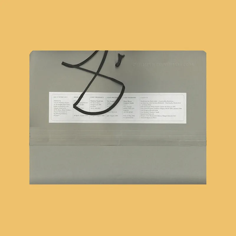 Christian Boltanski: Lost (1994) Merkproduct