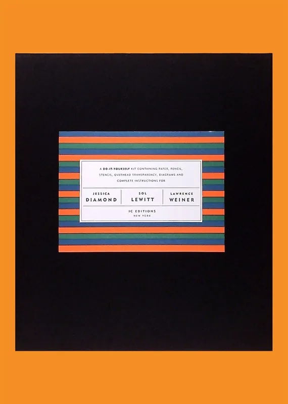 Do-It-Yourself Kit: Jessica Diamond, Sol Lewitt, Lawrence Weiner (numbered) Finale Uitverkoop