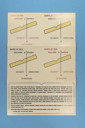Direct Verzonden Lawrence Weiner: Flyer Ships at Sea Sailors & Shoes