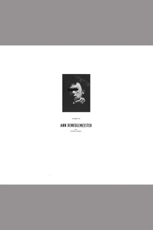 Ann Demeulemeester: Summer '88 Korting