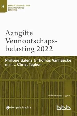 3-Aangifte Vennootschapsbelasting 2022 (gedrukte versie) / Druk 16 Gratis Retour