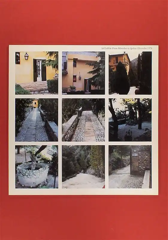 Seizoensaanbieding Sol LeWitt. From Monteluco to Spoleto/December 1976