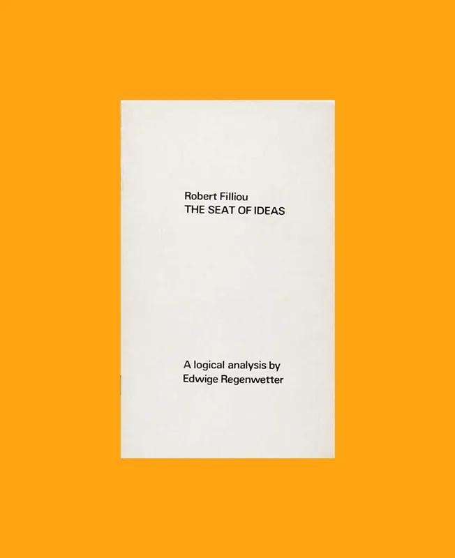 Robert Filliou: The Seat of Ideas (1981) Koop Vandaag