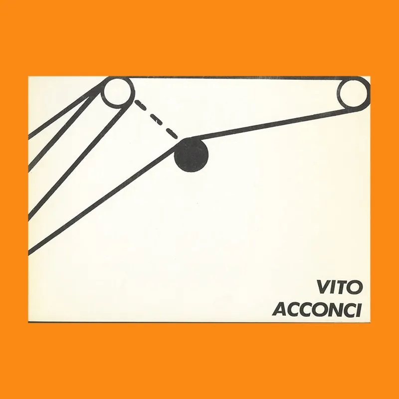 Vito Acconci: Catalogue of Headlines & Image (Stedelijk Museum Amsterdam, 1978) Gereduceerde Prijs