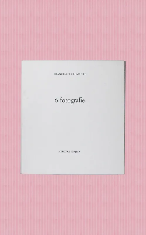 Francesco Clemente. 6 fotografie (1974) Gereduceerde Prijs