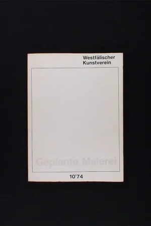 Fabrieksprijs Geplante Malerei (Münster 1974)