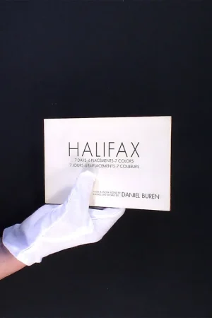 Daniel Buren. Halifax: 7 Days – 6 Placements – 7 Colors (1974) Speciale Aanbieding