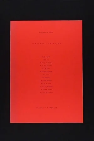 Fabrieksprijs Diagrams & Drawings. Kunstmuseum Basel, 1973
