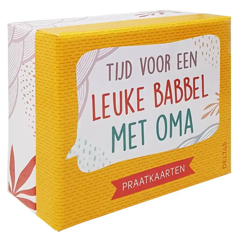 Tijd voor een leuke babbel met oma Praatkaarten / Druk 1 Speciale Aanbieding