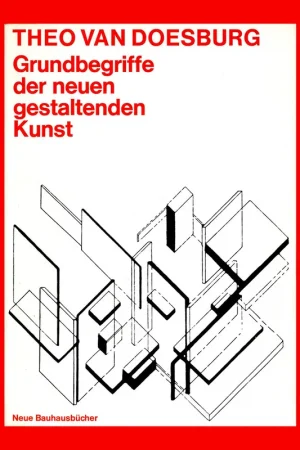 Dagaanbieding Theo van Doesburg: Grundbegriffe der neuen gestaltenden Kunst