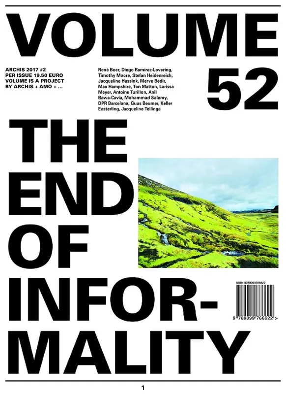 Gratis Retour Volume 52. The End of Informality