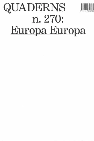 Nu Kopen QUADERNS n. 270: Europa Europa