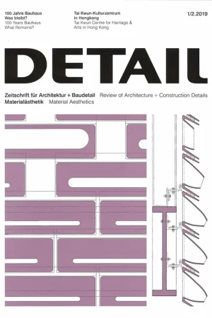 Seizoensaanbieding DETAIL 2019 01/02. Material Aesthetics - Materialästhetik