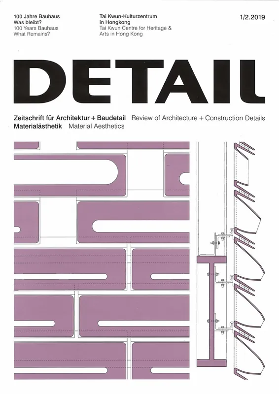 Seizoensaanbieding DETAIL 2019 01/02. Material Aesthetics - Materialästhetik
