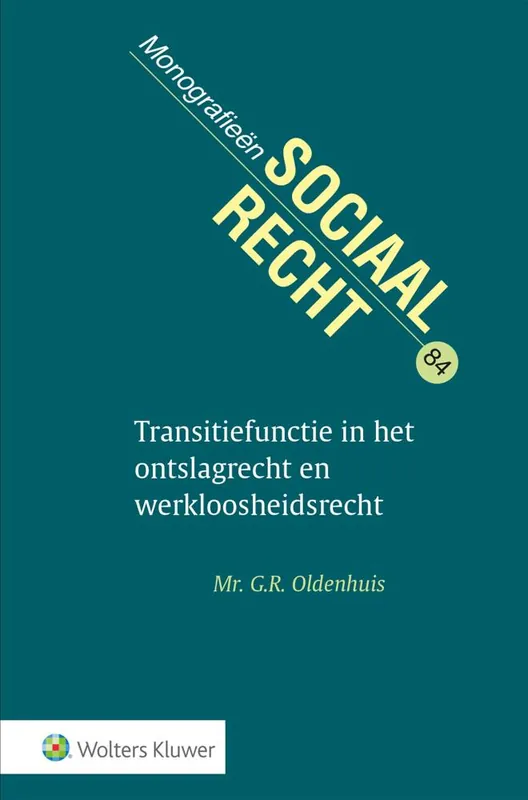 Superprijs Transitiefunctie in het ontslagrecht en werkloosheidsrecht / Druk 1