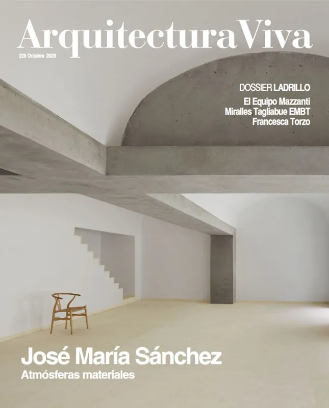 Populair Arquitectura viva 228. José María Sánchez, material atmospheres