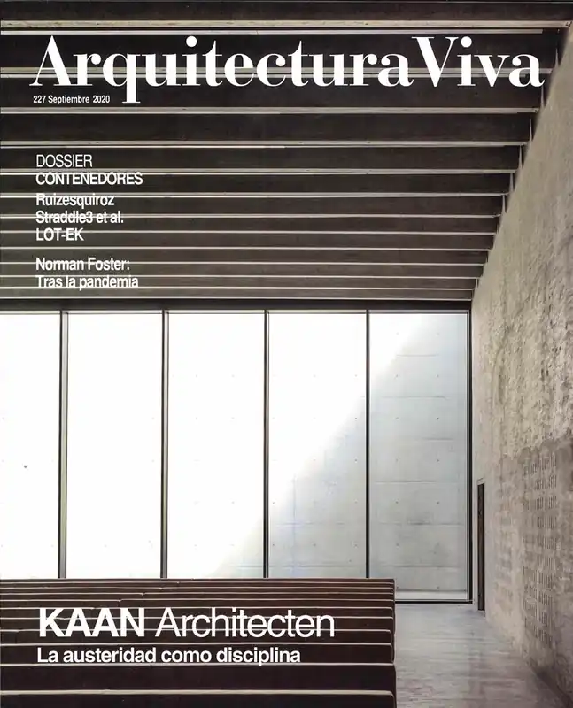 Arquitectura Viva 227. KAAN Architecten Actieprijs