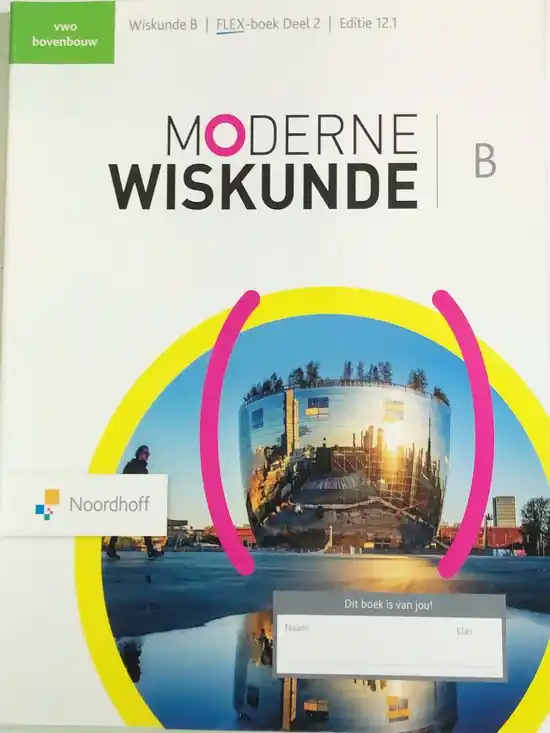 Betrouwbaar Moderne Wiskunde ed 12.1 vwo B 2 FLEX leeropdrachtenboek / Druk 12