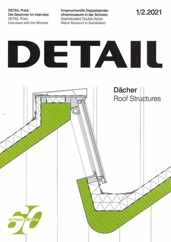 DETAIL 2021 01/02. Roof Structures - Dächer Speciale Aanbieding