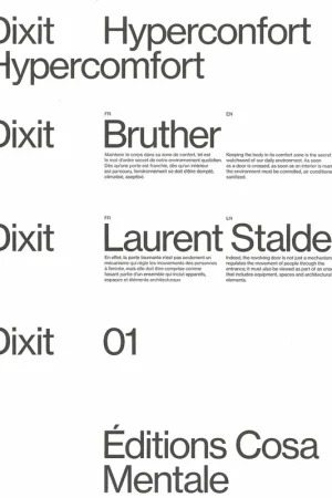 Weekendaanbieding Dixit 01. Hyperconfort | Bruther | Laurent Stalder