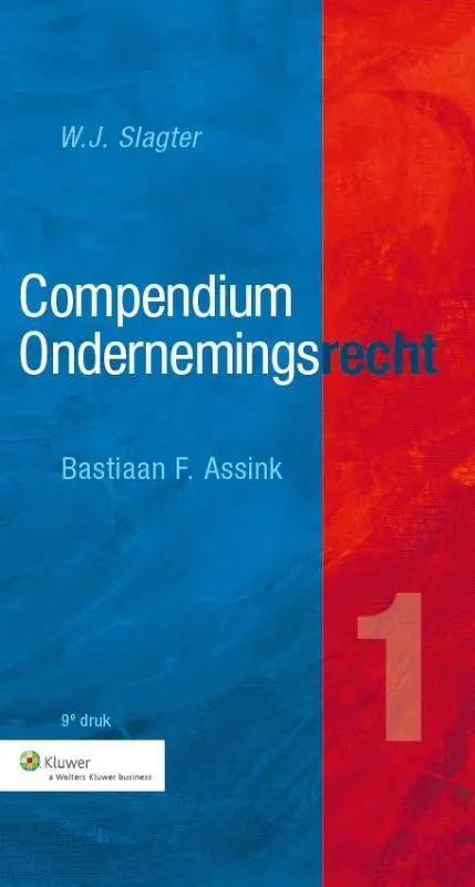 Speciale Aanbieding Compendium ondernemingsrecht / Druk 9
