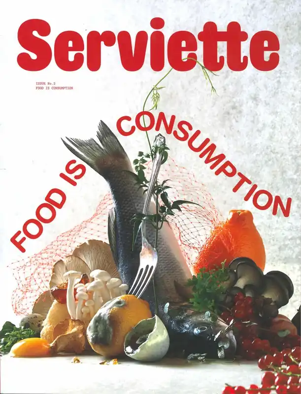 Serviette 2. Food is Consumption Direct Verzonden
