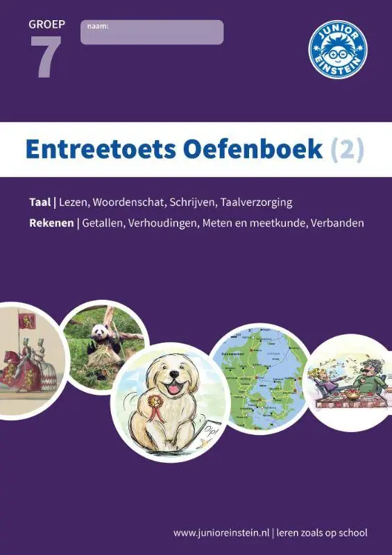 Bestel Nu Entreetoets oefenboek Deel 2 - Gemengde opgaven - Groep 7 Opgaven voor rekenen en taal / Druk 1