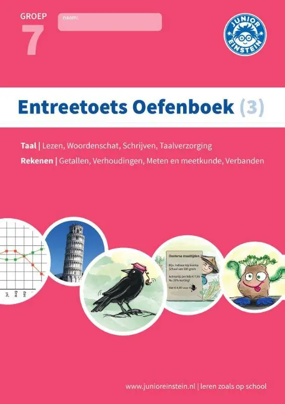Entreetoets oefenboek 3 Gemengde opgaven voor groep 7 / Druk 1 Dagaanbieding