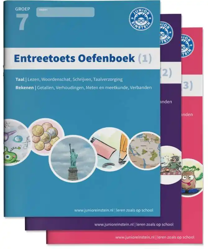 Entreetoets oefenboek compleet 1, 2 en 3 / Druk 1 Express Levering