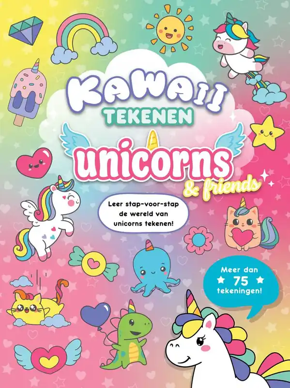 Kawaii tekenen unicorns & friends / Druk 1 Koop Vandaag
