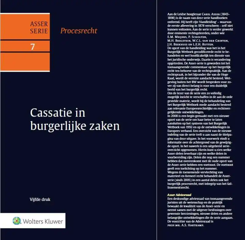 Cassatie in burgerlijke zaken / Druk 5 Flitsaanbieding
