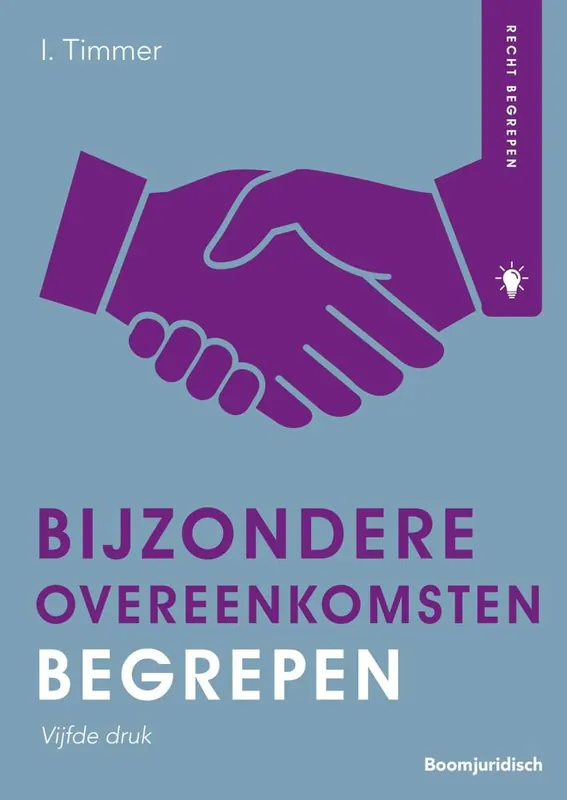 Bijzondere overeenkomsten begrepen / Druk 5 Koopje