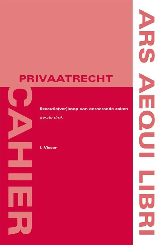 Executie(ver)koop van onroerende zaken / Druk 1 Finale Uitverkoop