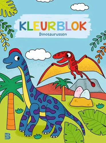 Kleurblok Dinosaurussen / Druk 1 Populair