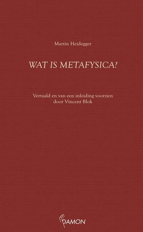 Voordeelprijs Wat is metafysica? / Druk 1