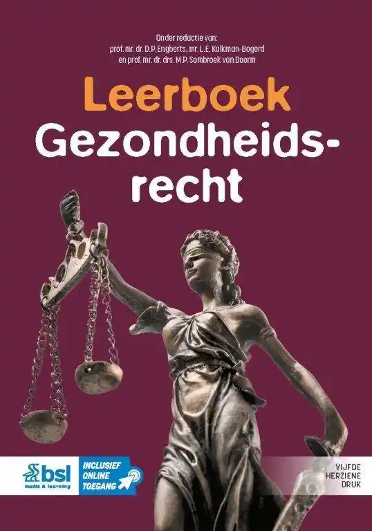 Leerboek Gezondheidsrecht / Druk 5 Express Levering