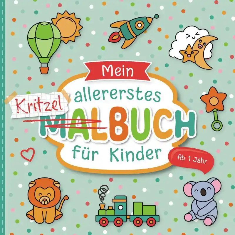 Mein allererstes Kritzelbuch ab 1 Jahr: Liebevoll gestaltetes Malbuch für Kleinkinder ab 1 Jahr / 1 Edition Meest Verkocht