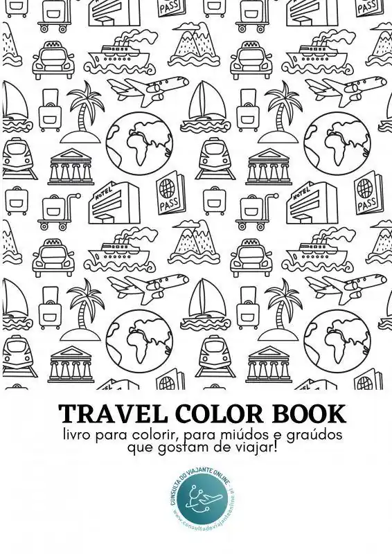 Exclusieve Aanbieding Travel Color Book - Livro para Colorir / 1 Edition