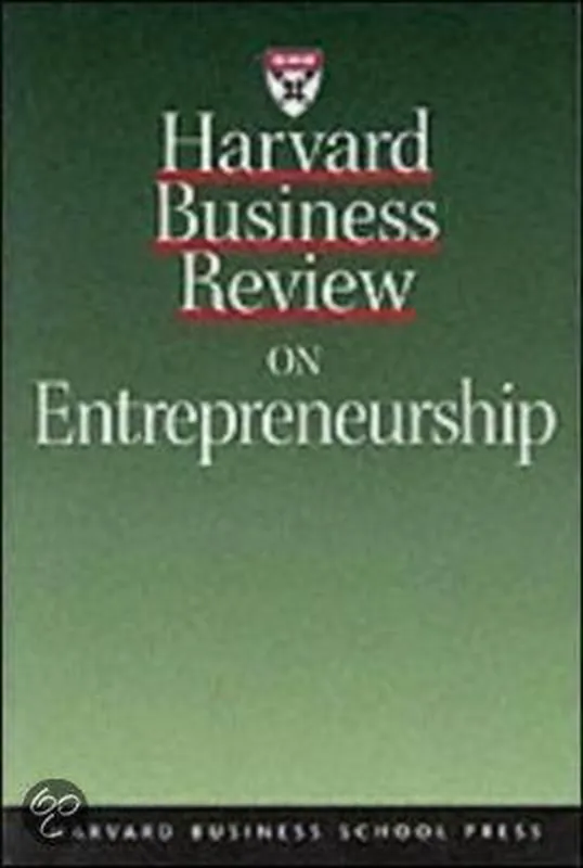 Betaalbaar Harvard Business Review: Entrepreneurship