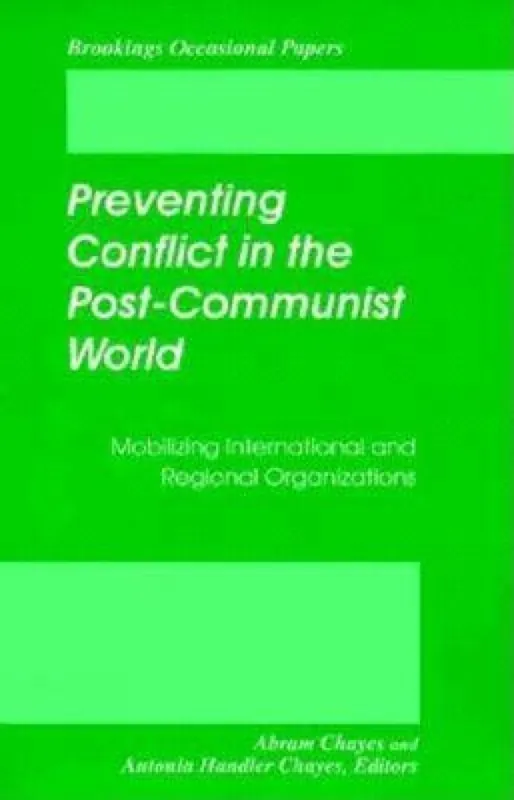 Alleen Vandaag Preventing Conflict In The Post-Communist World
