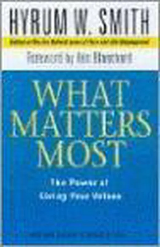 What Matters Most Laatste Versie