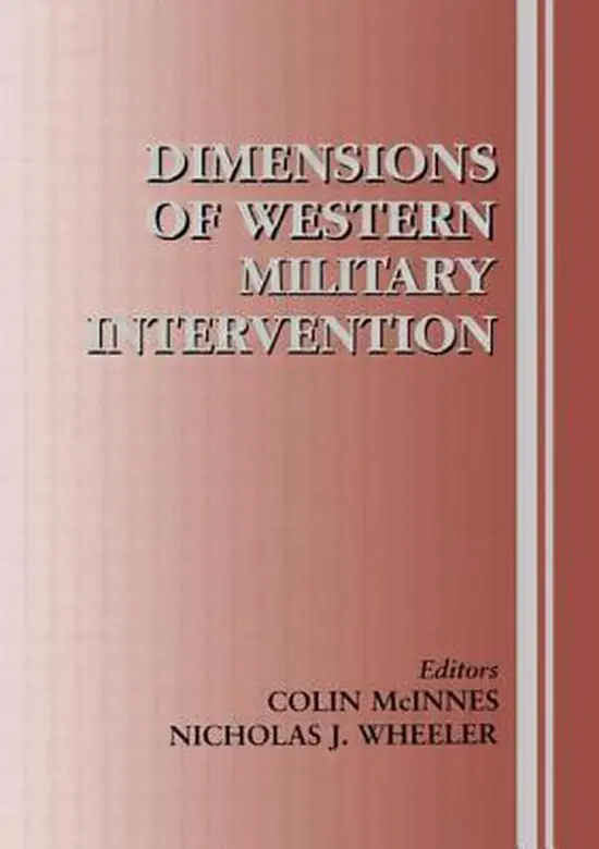 Dimensions of Western Military Intervention Direct Beschikbaar