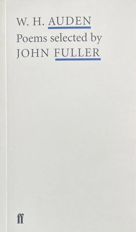 Goedkoop Wh Auden Poems