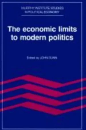 Weekendaanbieding The Economic Limits to Modern Politics